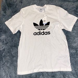 White Adidas t-shirt